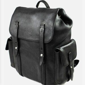 TUMI 6881D Sundance Alamo black goat leather backpack